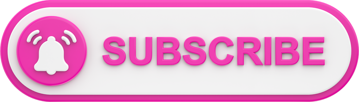 Subscribe button. Subscribe icon. 3D illustration.